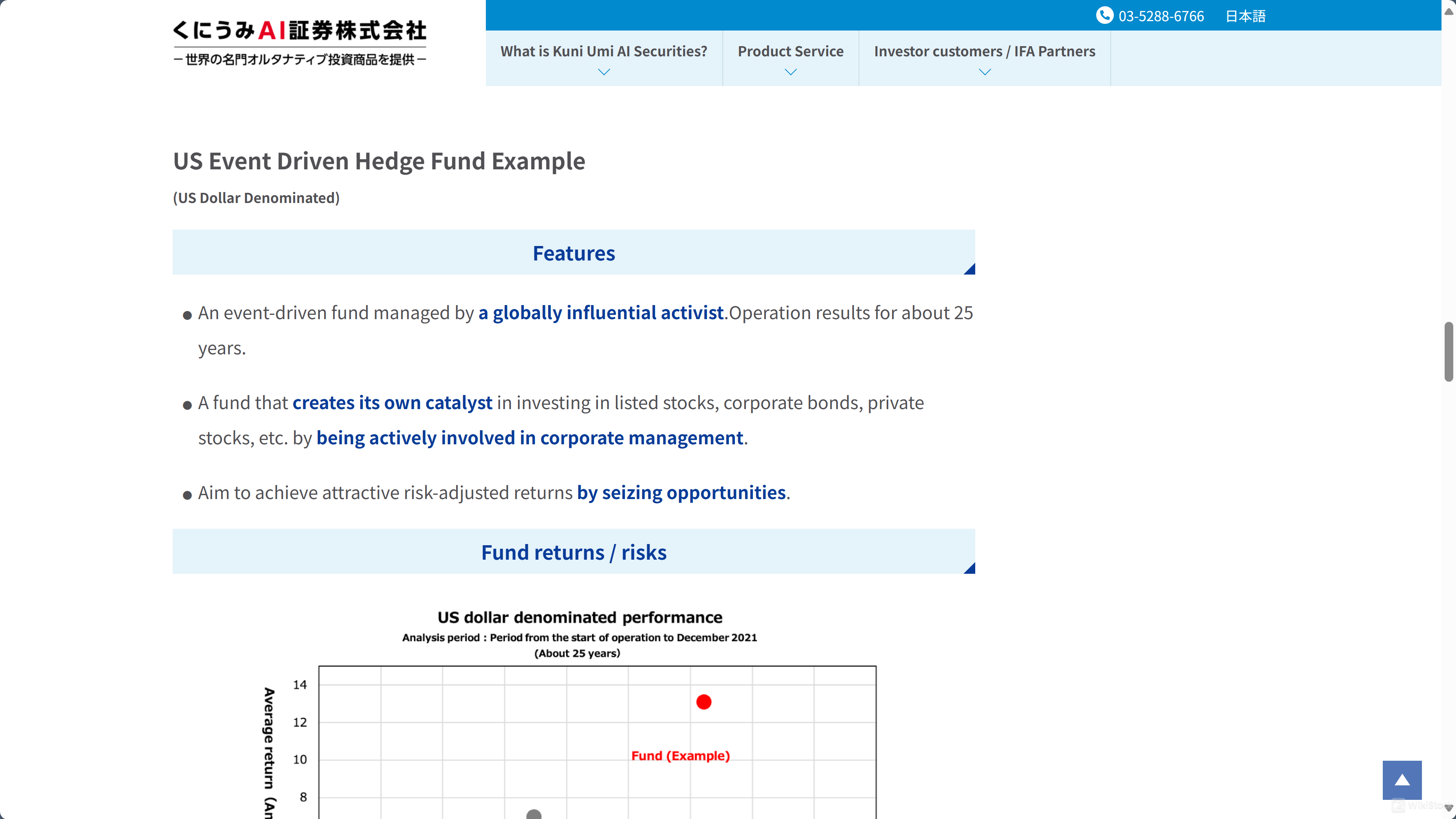 US Event Driven Hedge Fund