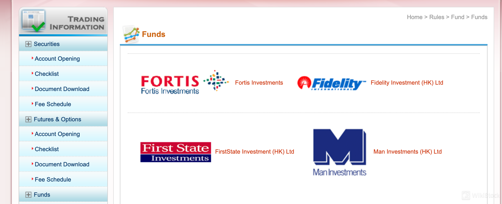 Tradable Securities and Services Tradable Securities and Services