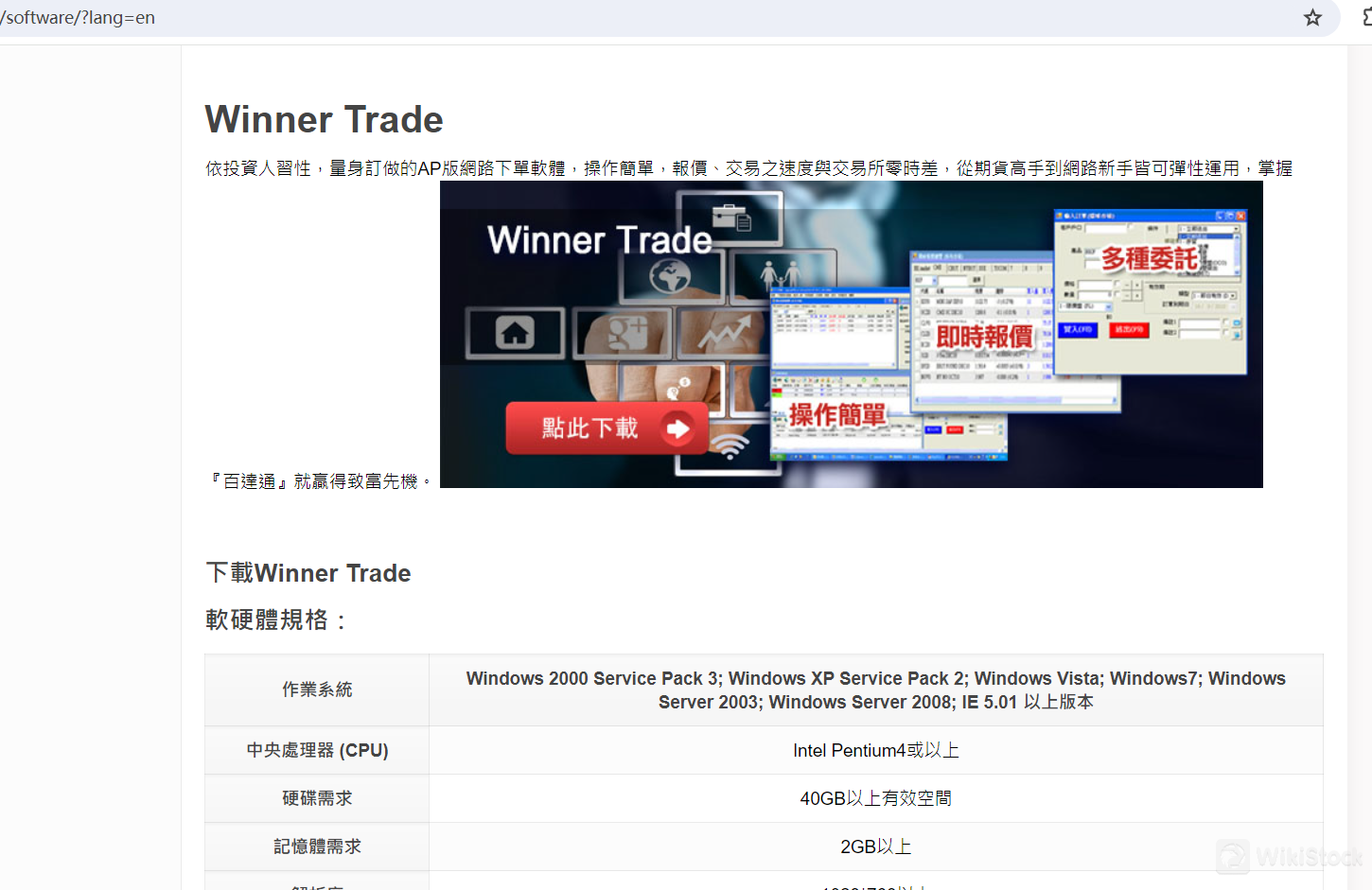 Winner Trade