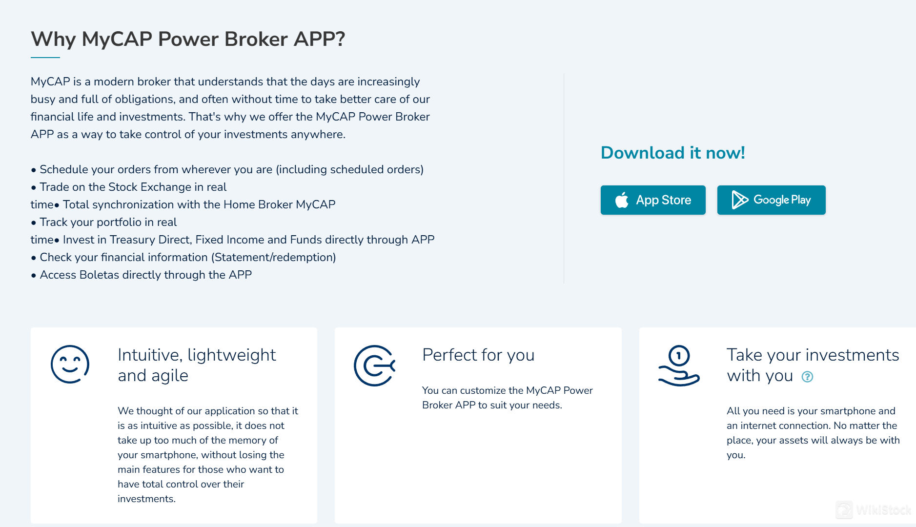 MyCAP Power Broker APP