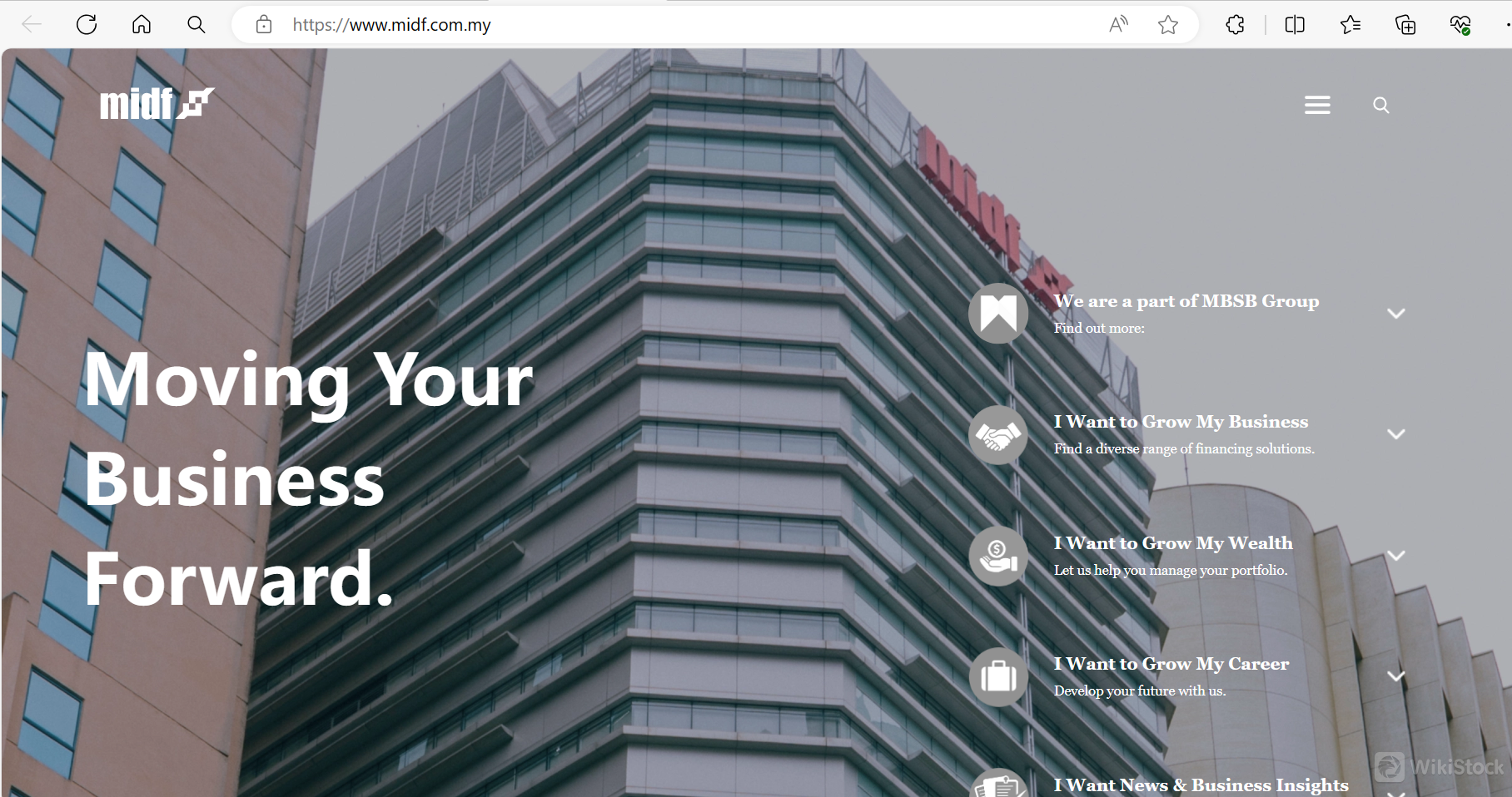 Trang chủ của MIDF