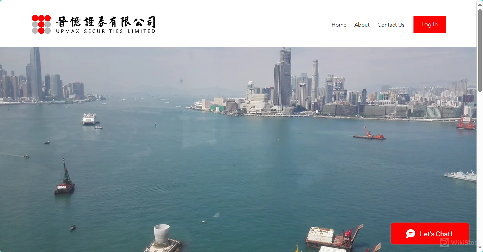 Upmax Securities Limited's homepage Upmax Securities Limited's homepage