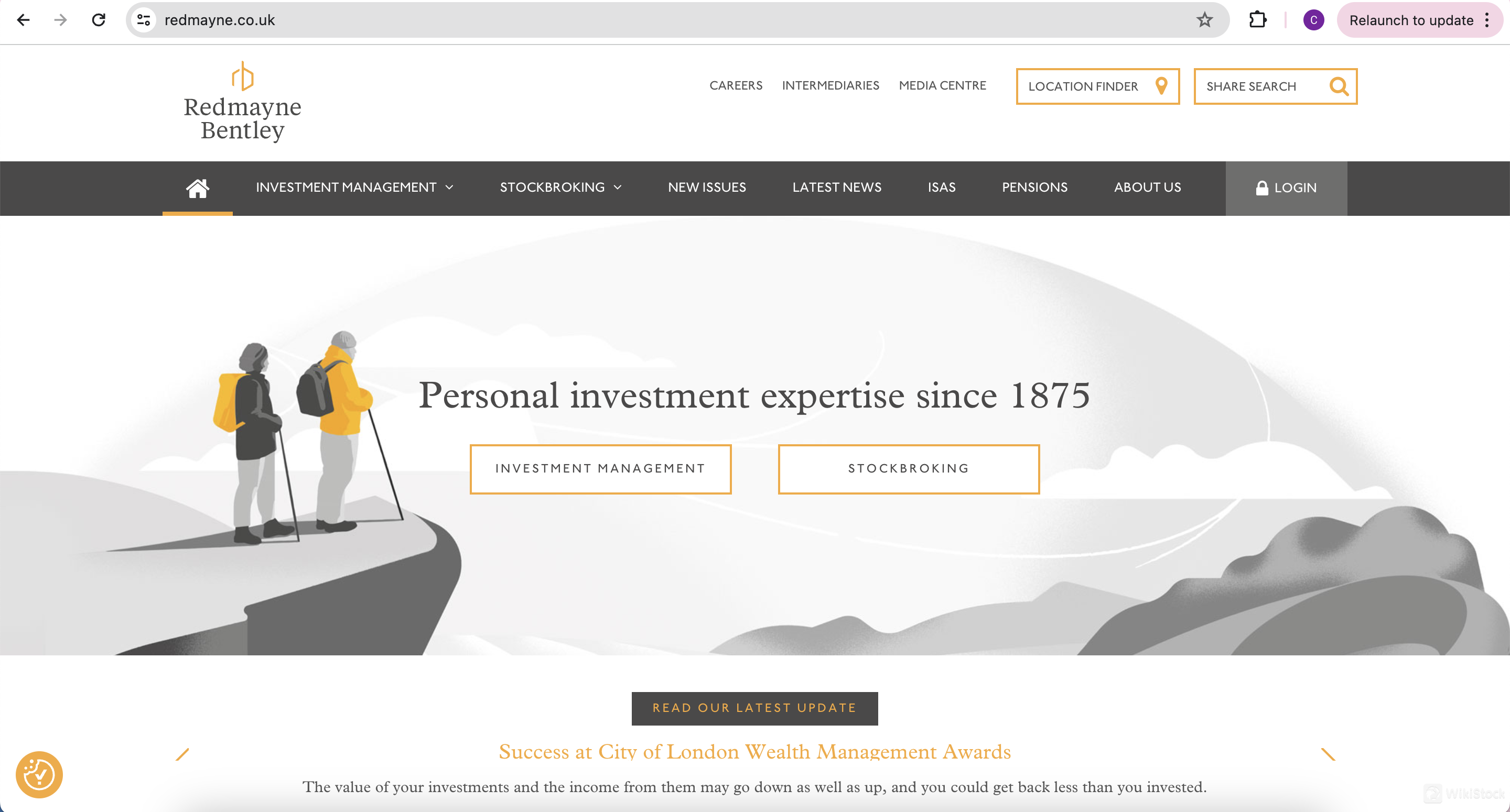 Redmayne Bentley's homepage