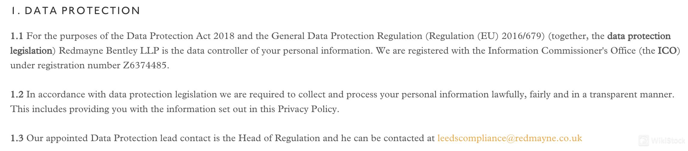 Data protection