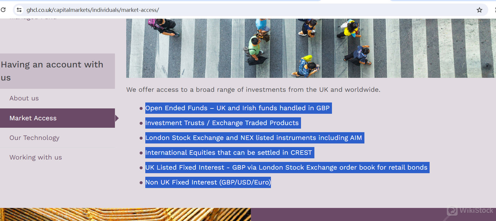 What are securities to trade with GHC Capital Markets Limited?