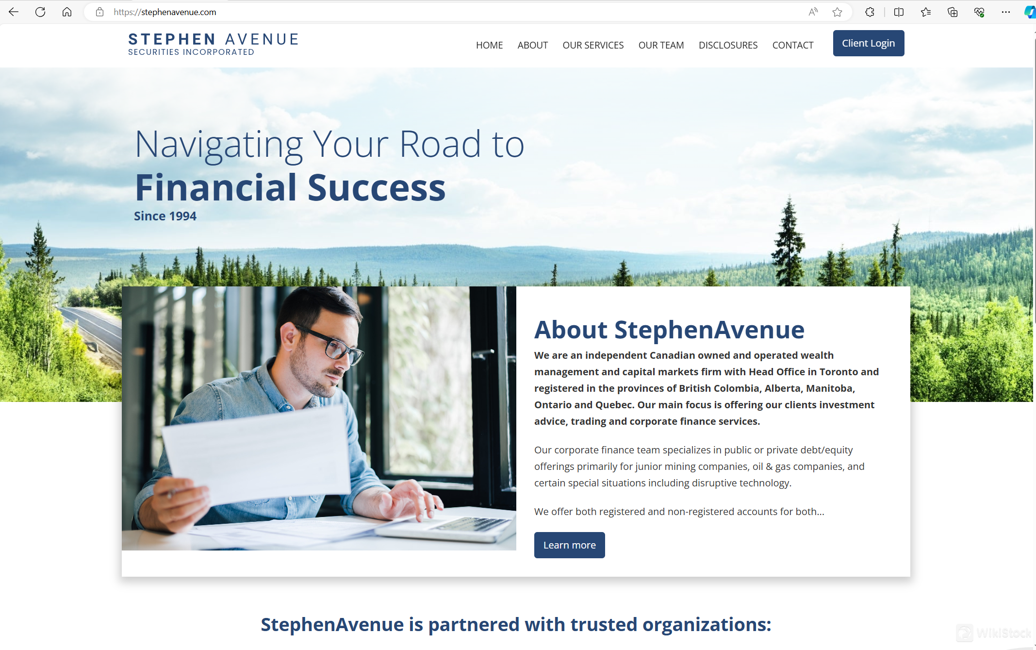 Trang chủ của StephenAvenue