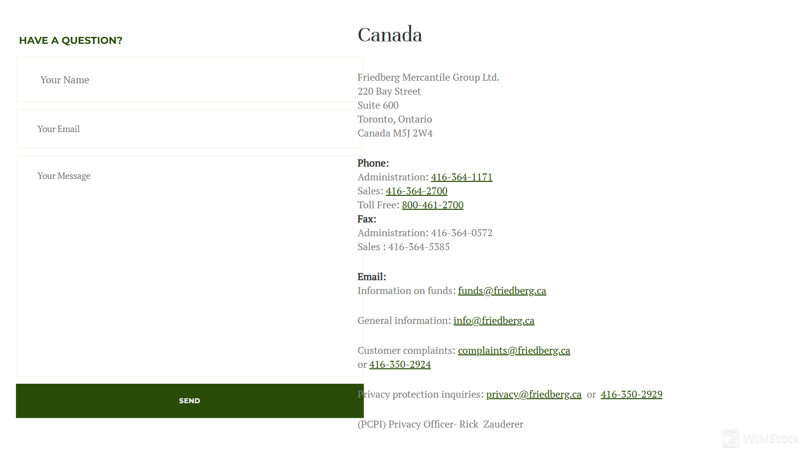Contact info Contact info