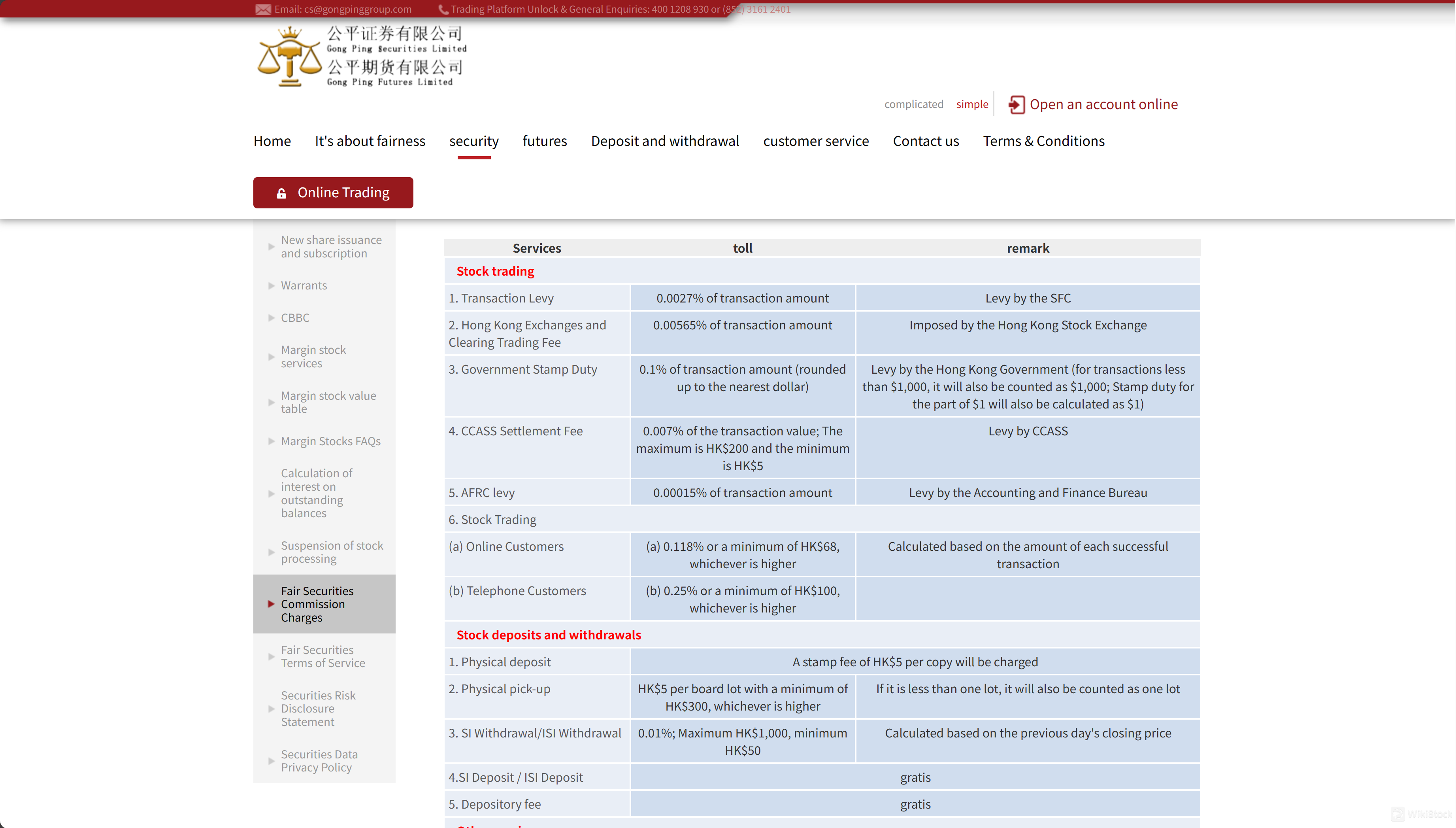 Pagsusuri sa Bayad ng GongPing Securities