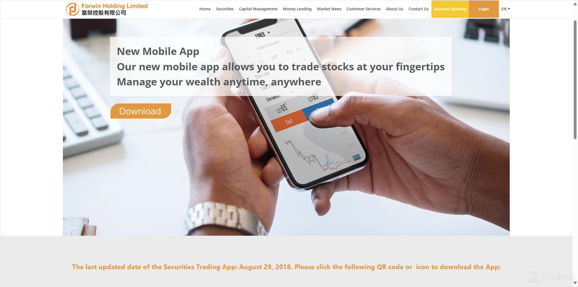 Forwin Holding App Review