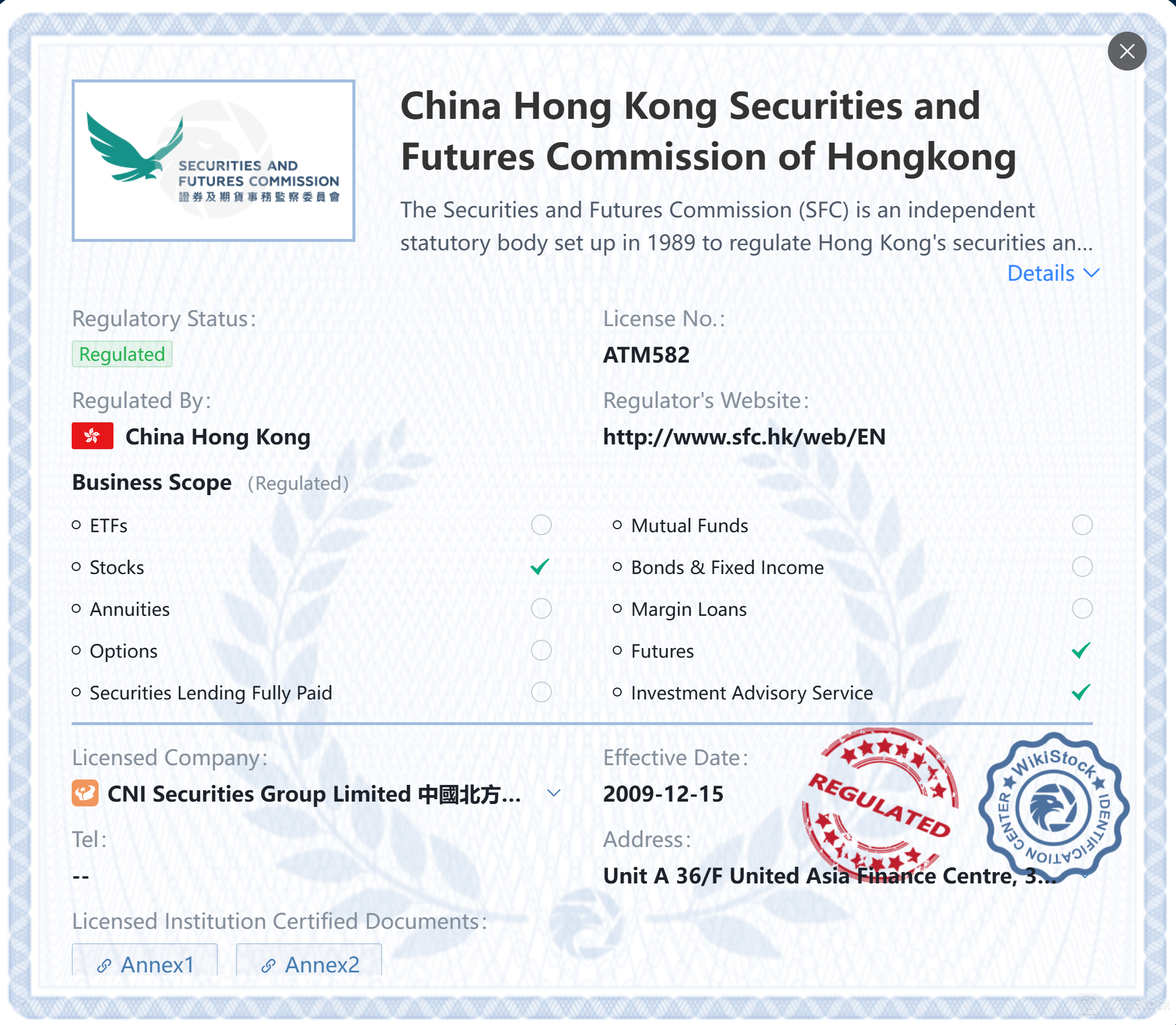 Is CNI Securities Group Safe?