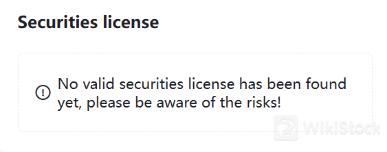 No license