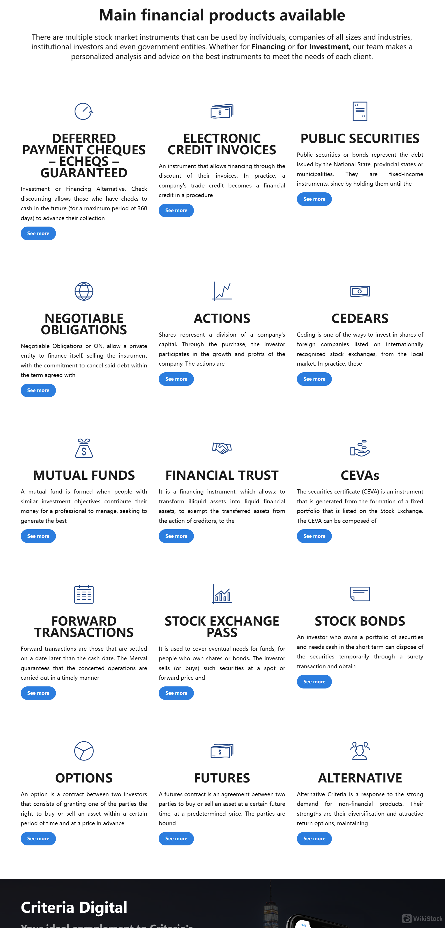 What are Securities to Trade with Criteria?