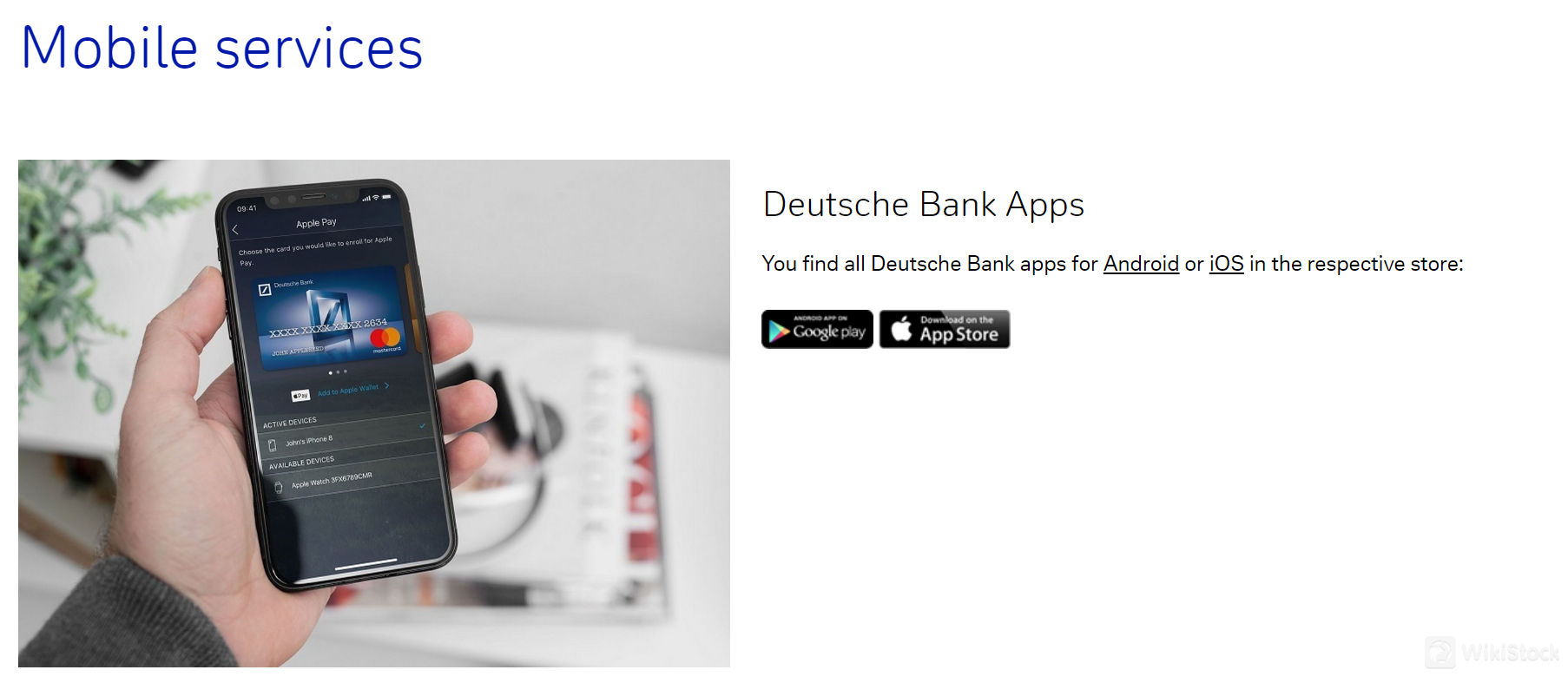 Mobile services