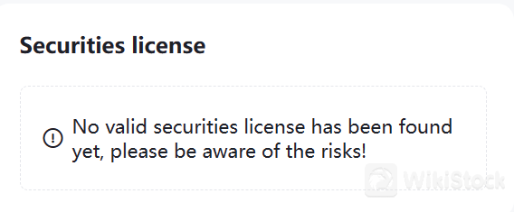 No license No license