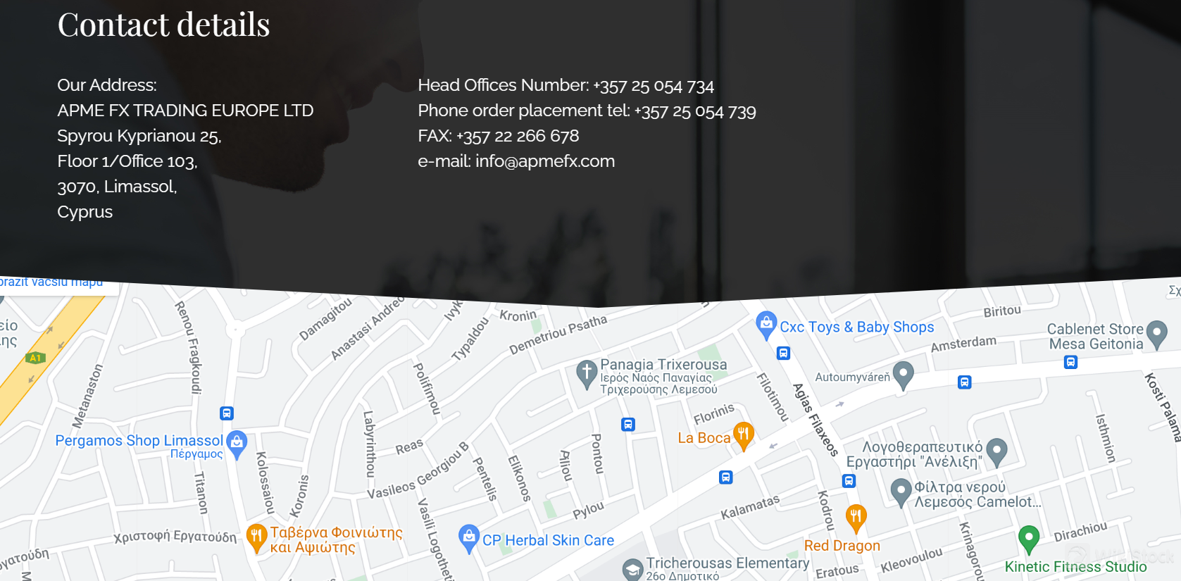 Contact info Contact info