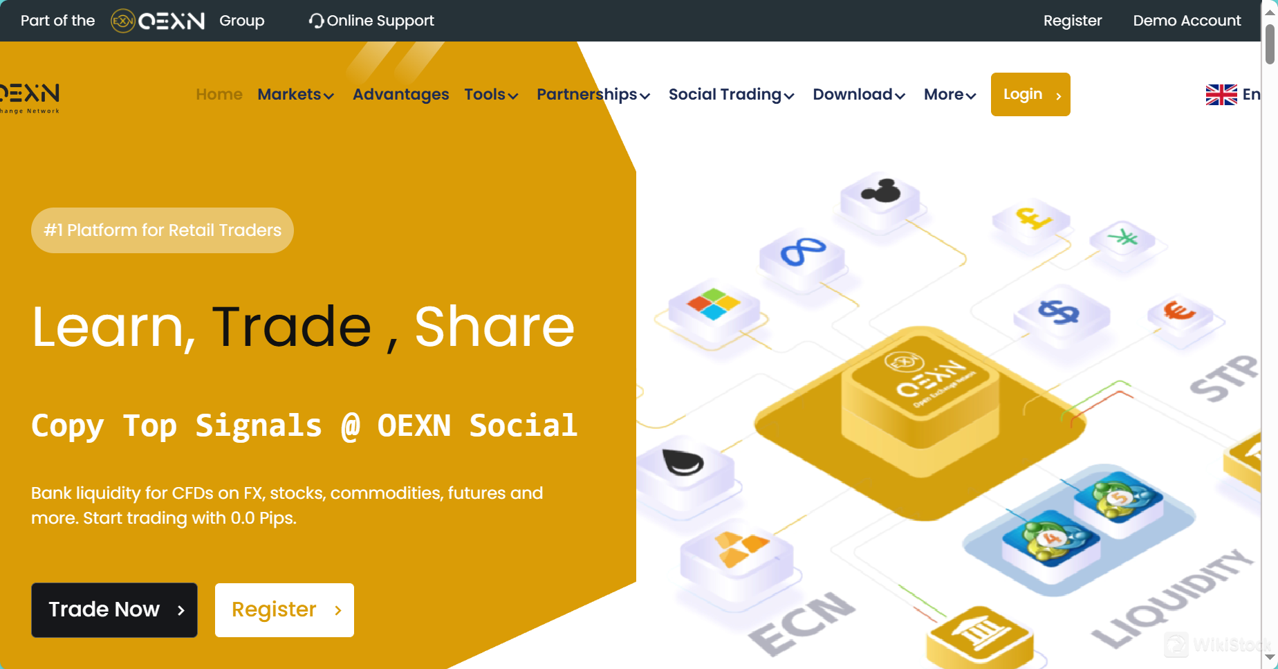 OEXN's home page