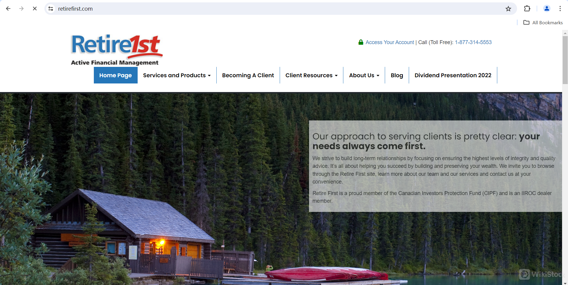 Trang chủ của Retire First