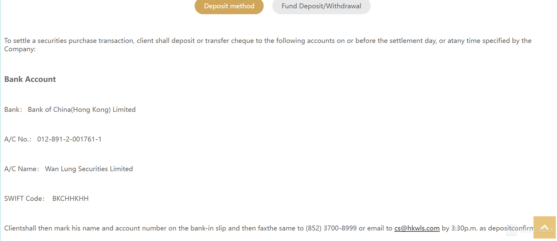 Deposit & Penarikan Deposit & Penarikan