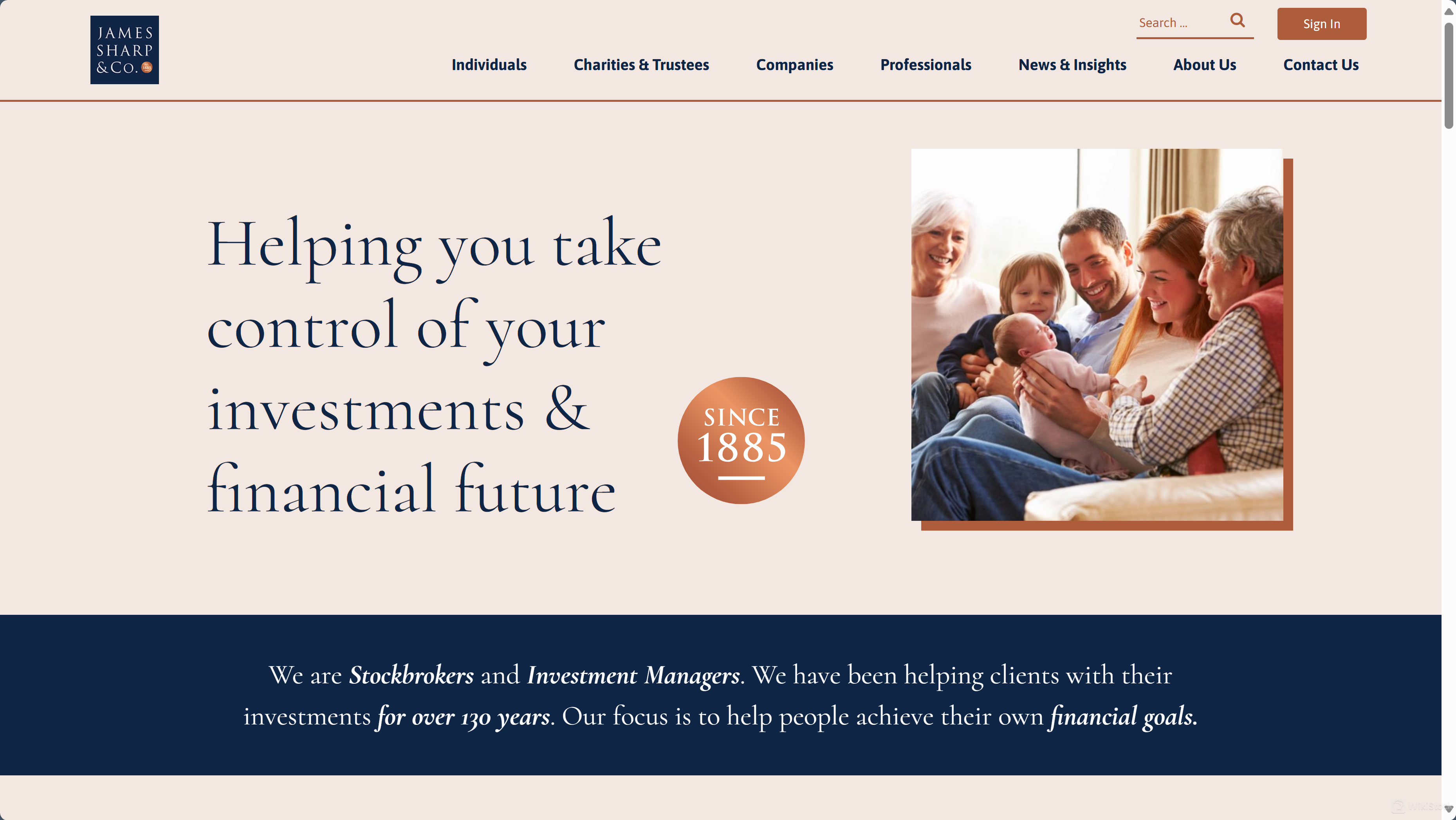 What is James Sharp?