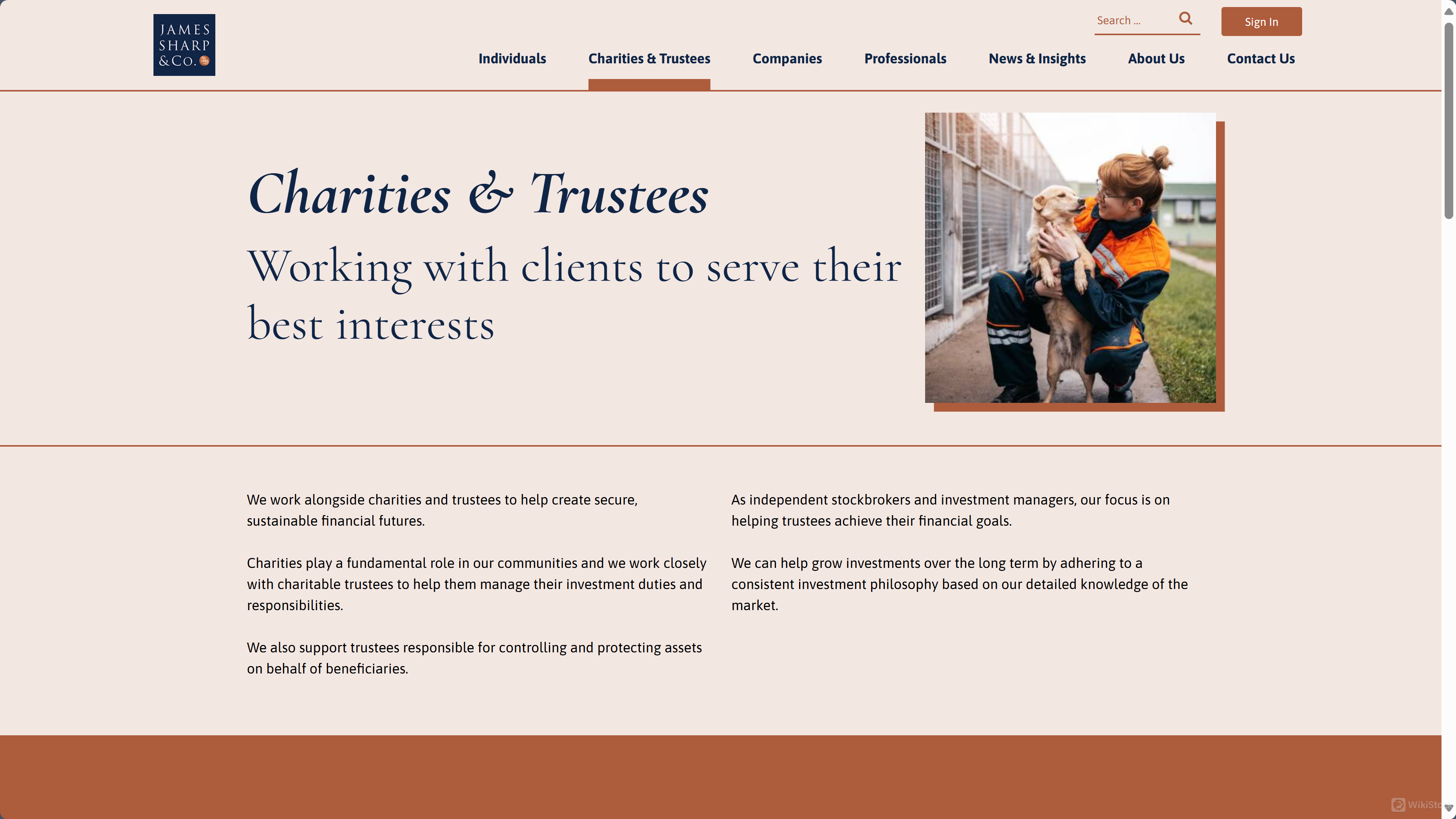 nvestment Management for Charities & Trustees