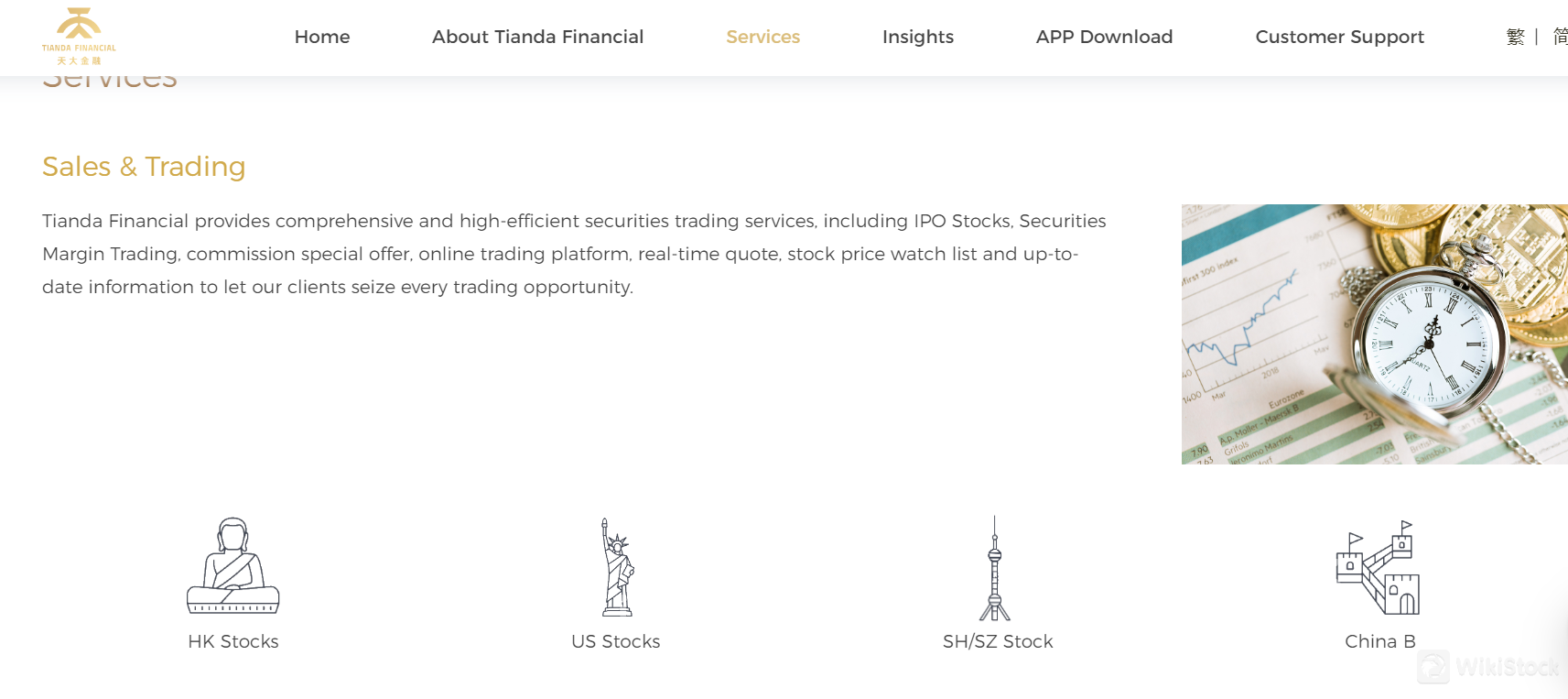 Ano ang mga securities na maaaring i-trade sa Tianda Financial?