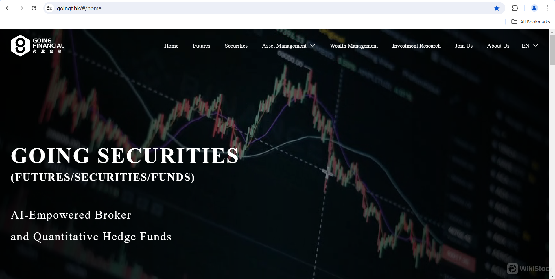 โฮมเพจของ Going Financial