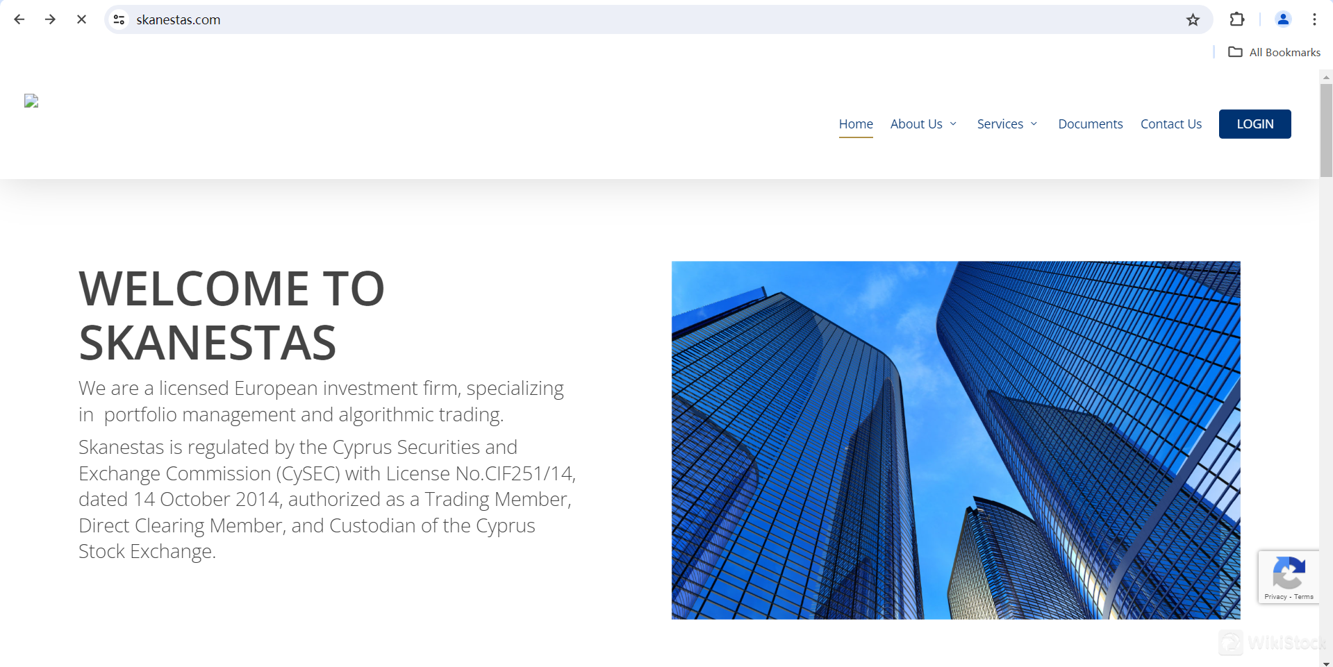 SKANESTAS INVESTMENTS' homepage