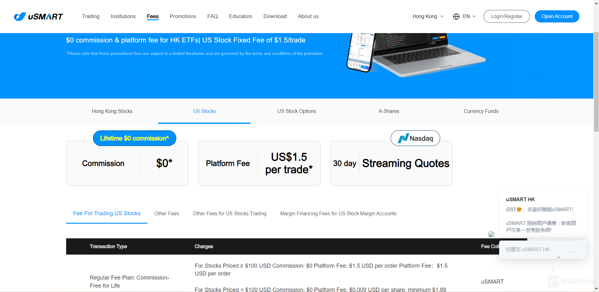 uSMART费用评估 uSMART费用评估