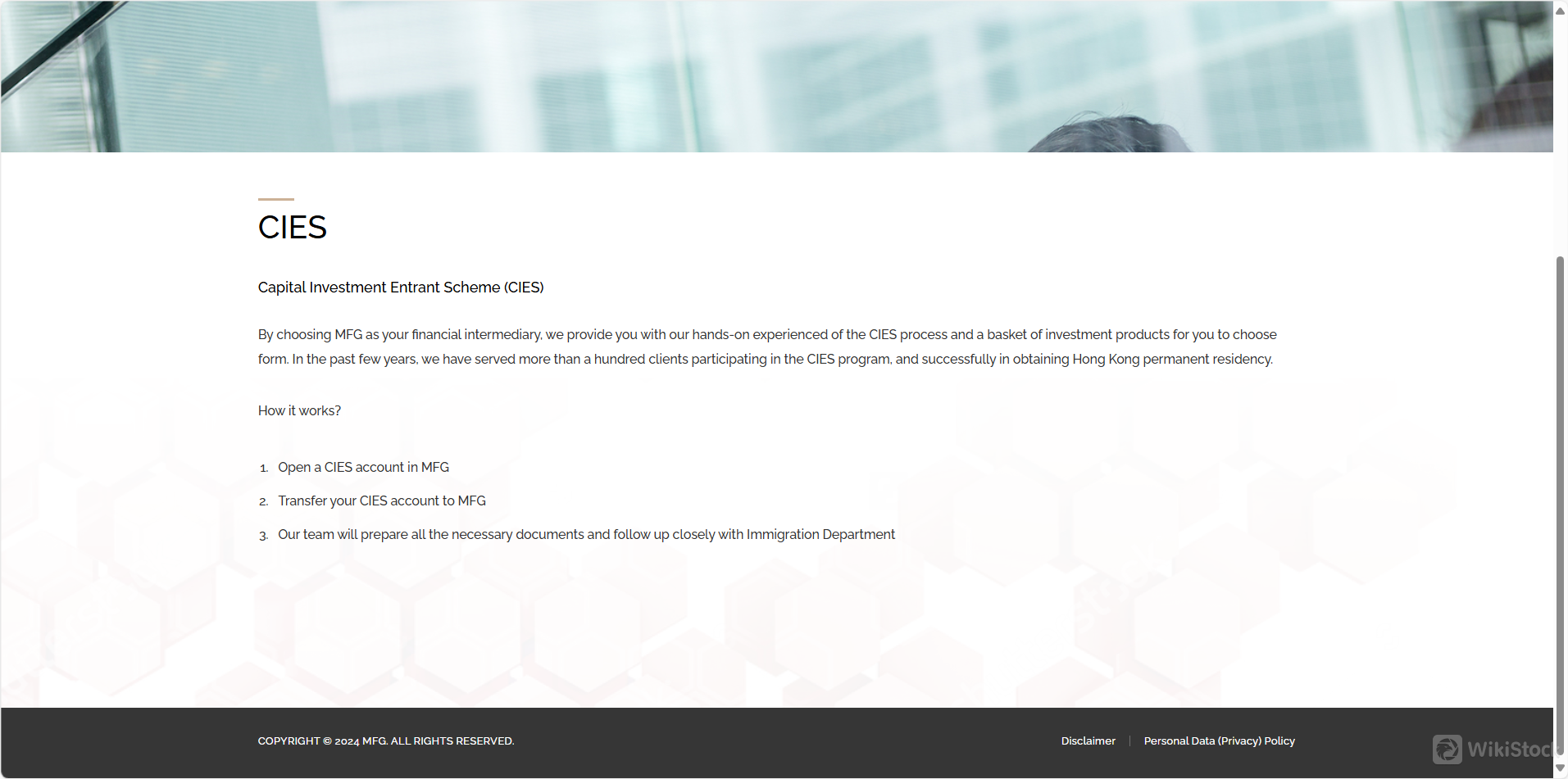 Capital Investment Entrant Scheme (CIES)