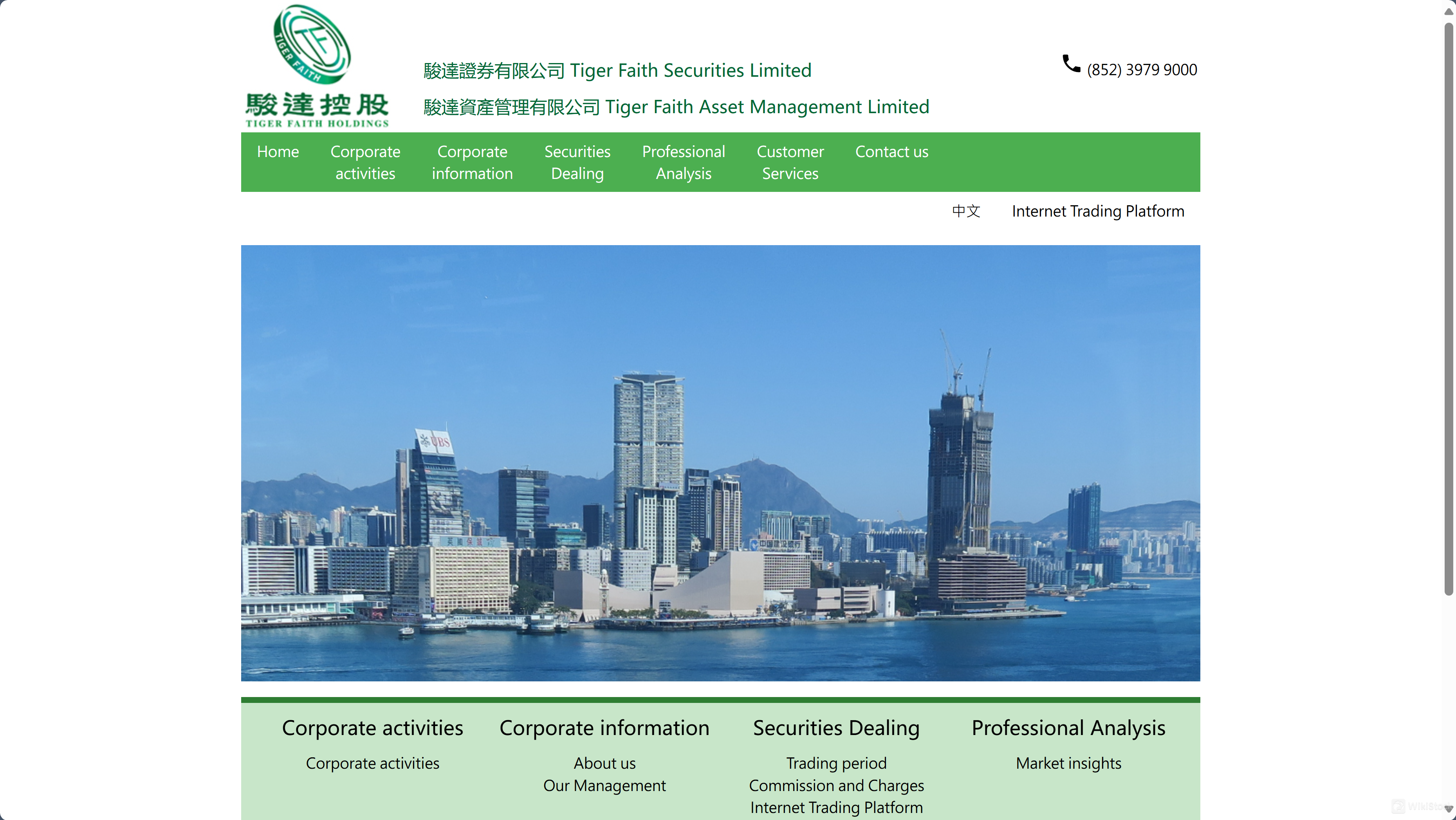 What is Tiger Faith Securities?