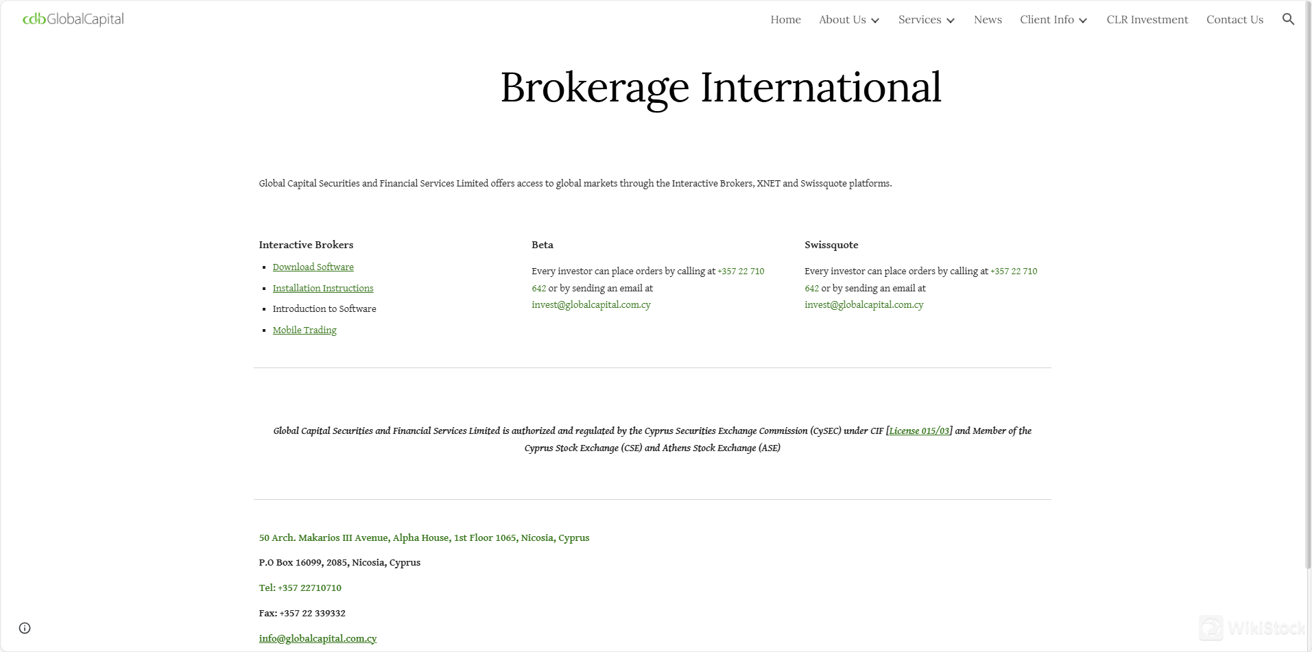 Dịch vụ môi giới