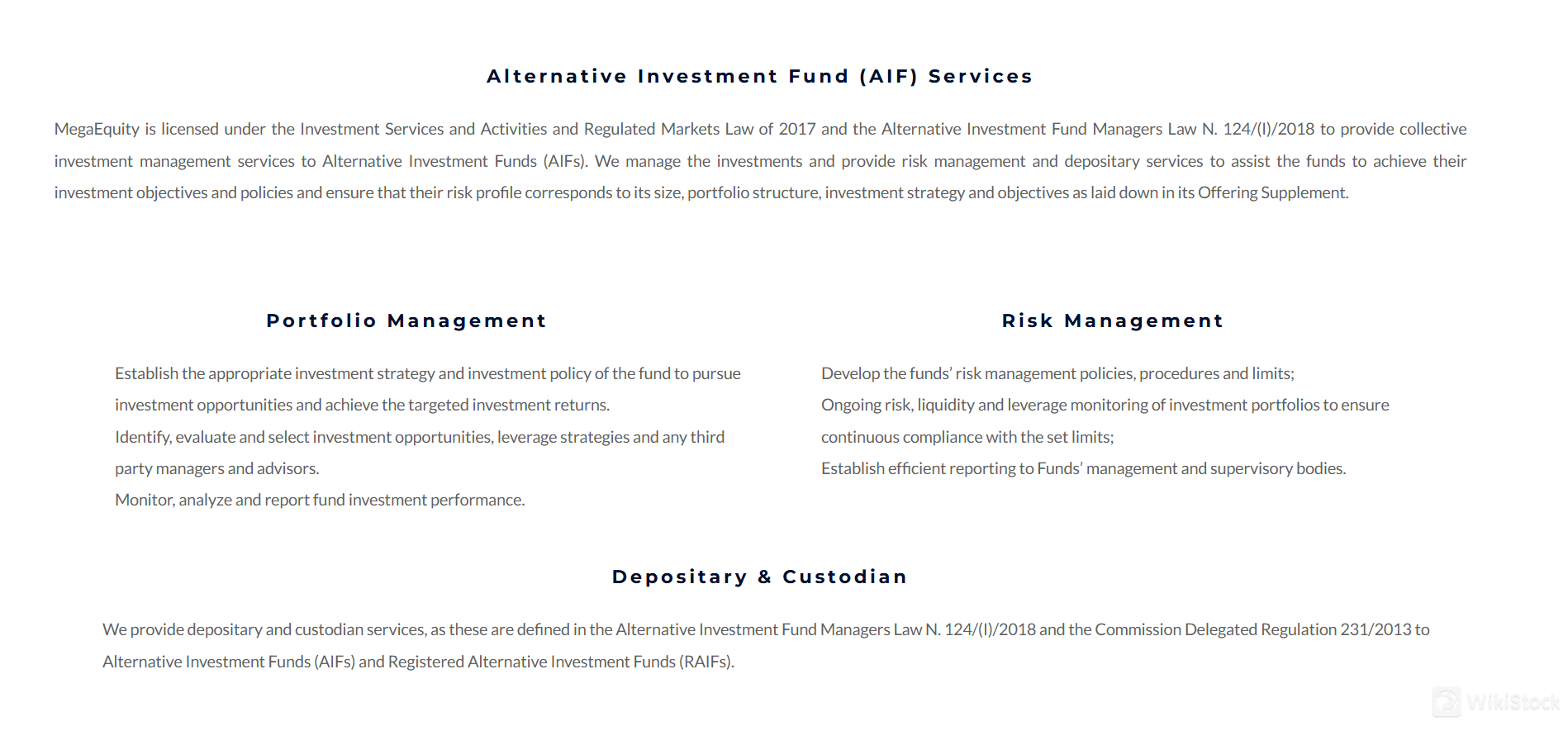 Alternative Investment Fund (AIF) Services