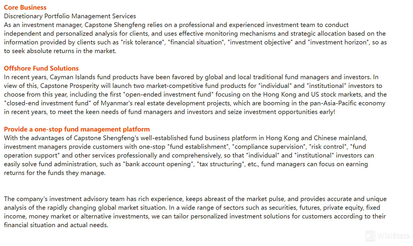 China Credit International Securities Services China Credit International Securities Services