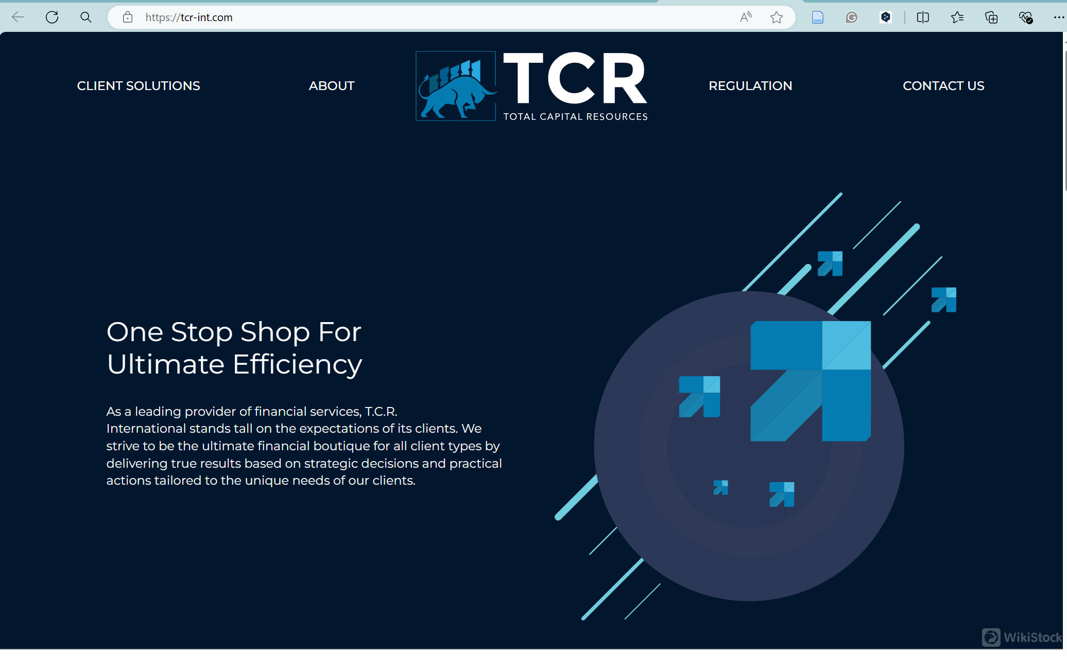 TCR's homepage