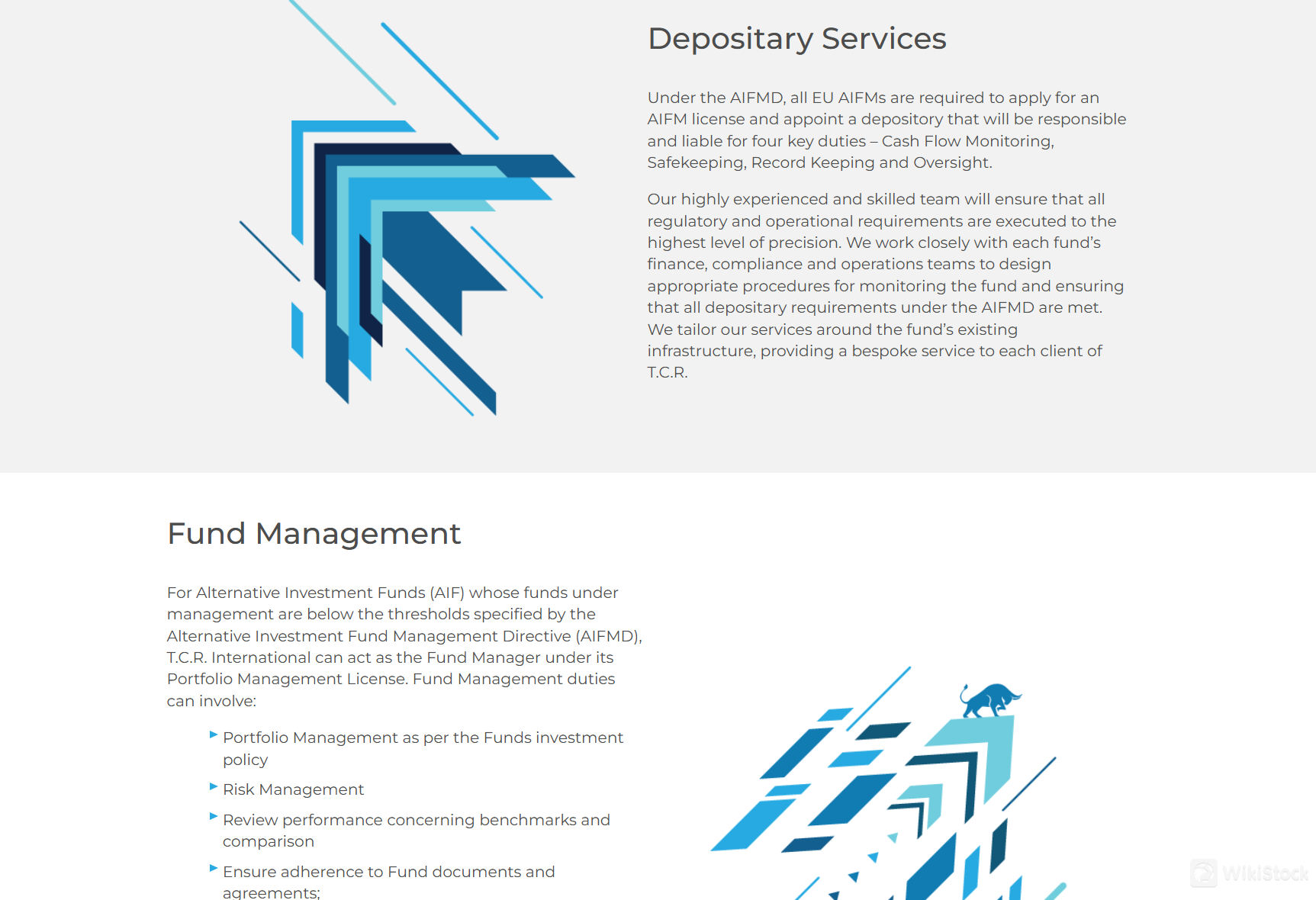 TCR Funds Services TCR Funds Services