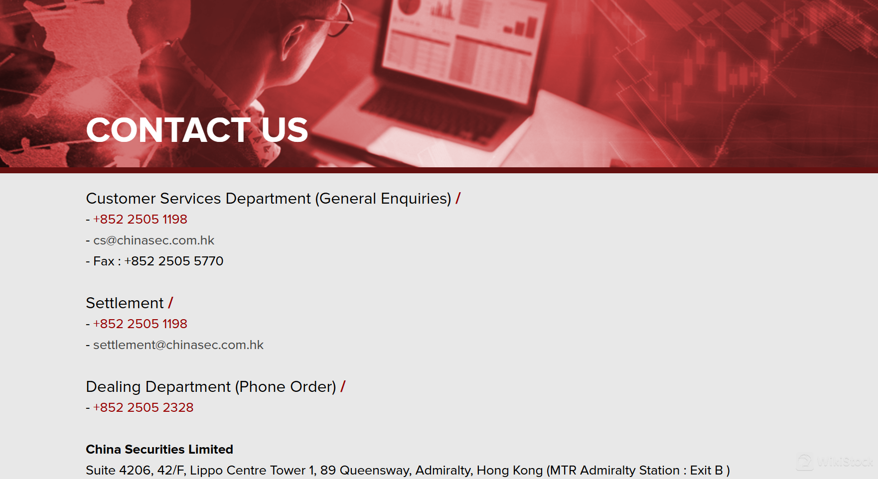 Contact info Contact info