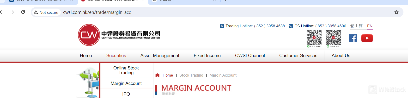 What are securities to trade with CWSI? What are securities to trade with CWSI?