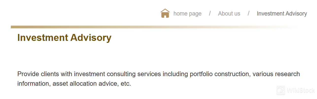 Investment advisory Investment advisory