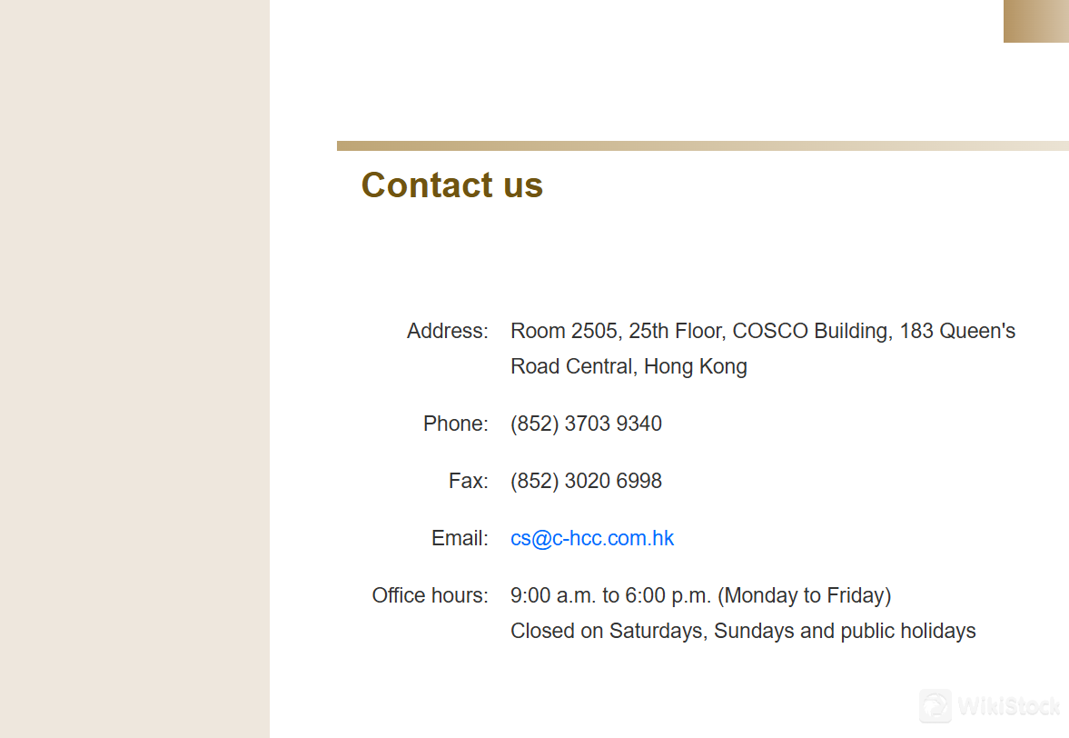 Contact info Contact info