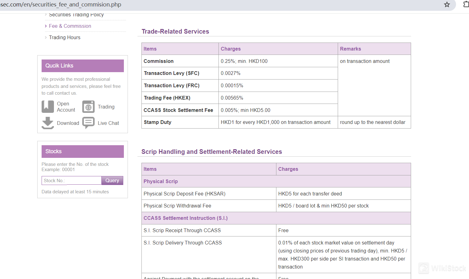 ASA Fees Review ASA Fees Review