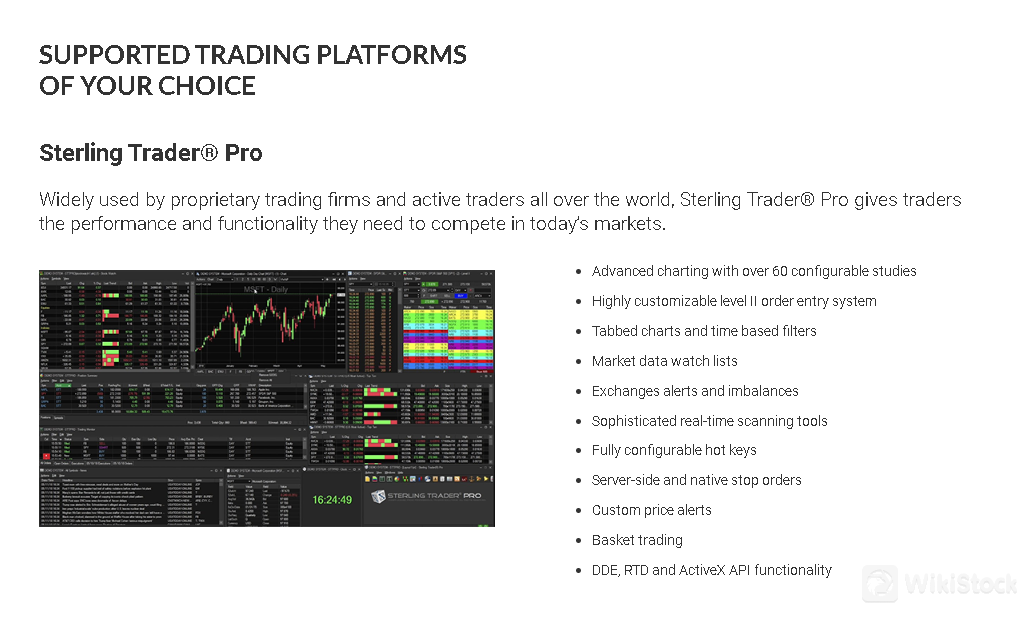 web-based Sterling Trader® Pro