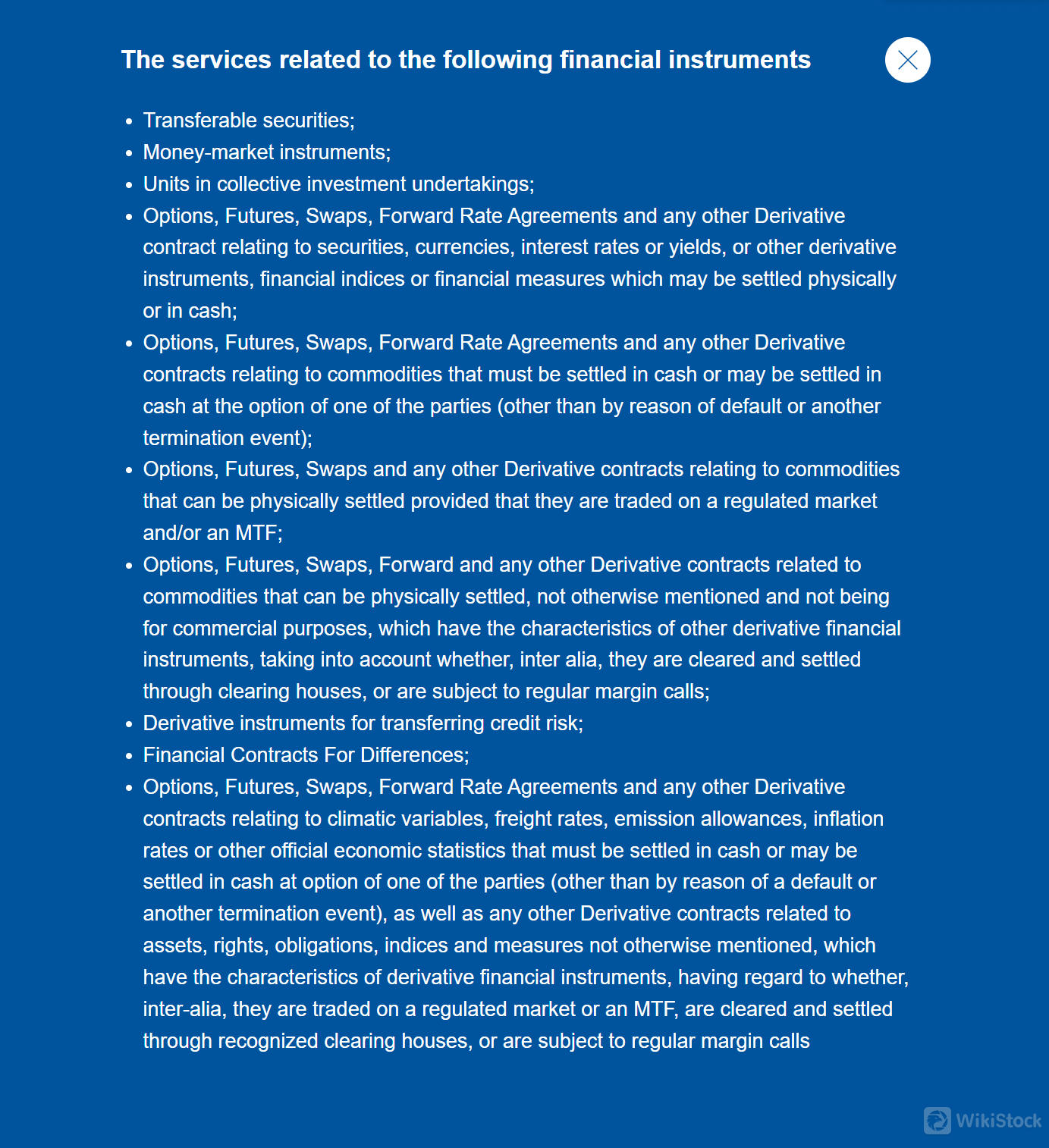 What are Securities to Trade with GPB-Financial Services? What are Securities to Trade with GPB-Financial Services?