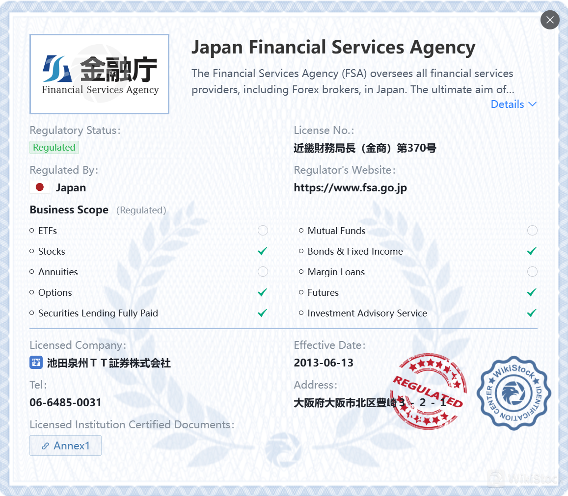 Senshu Ikeda Tokai Tokyo Securities Co.,Ltd.は安全ですか？