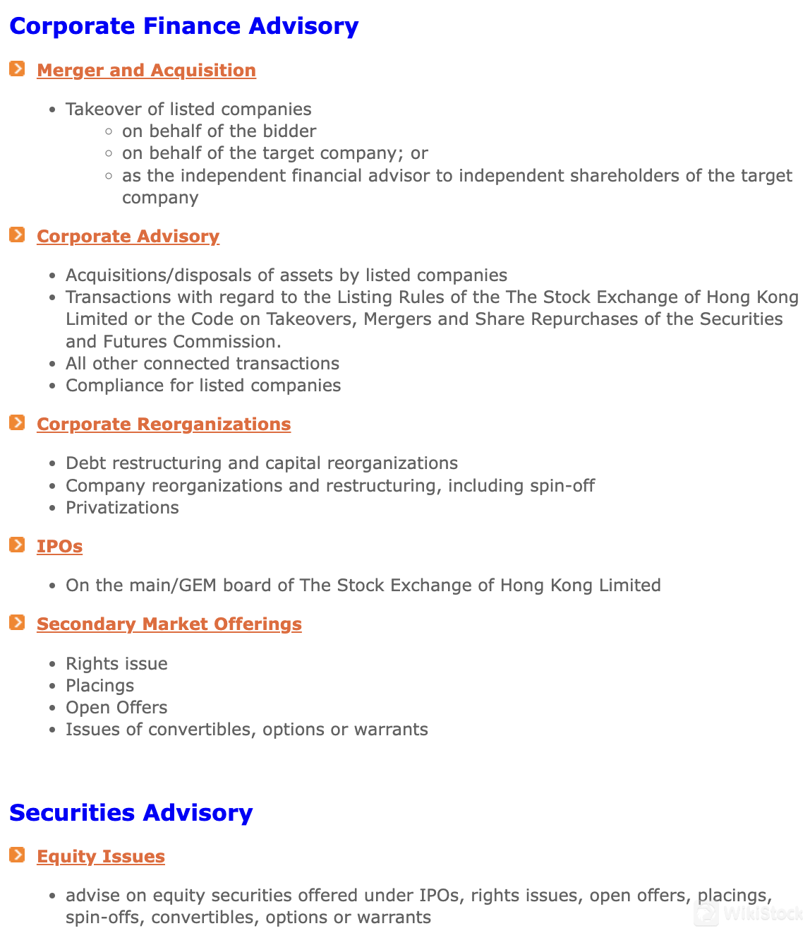 What are Securities to Trade with Optima Capital?