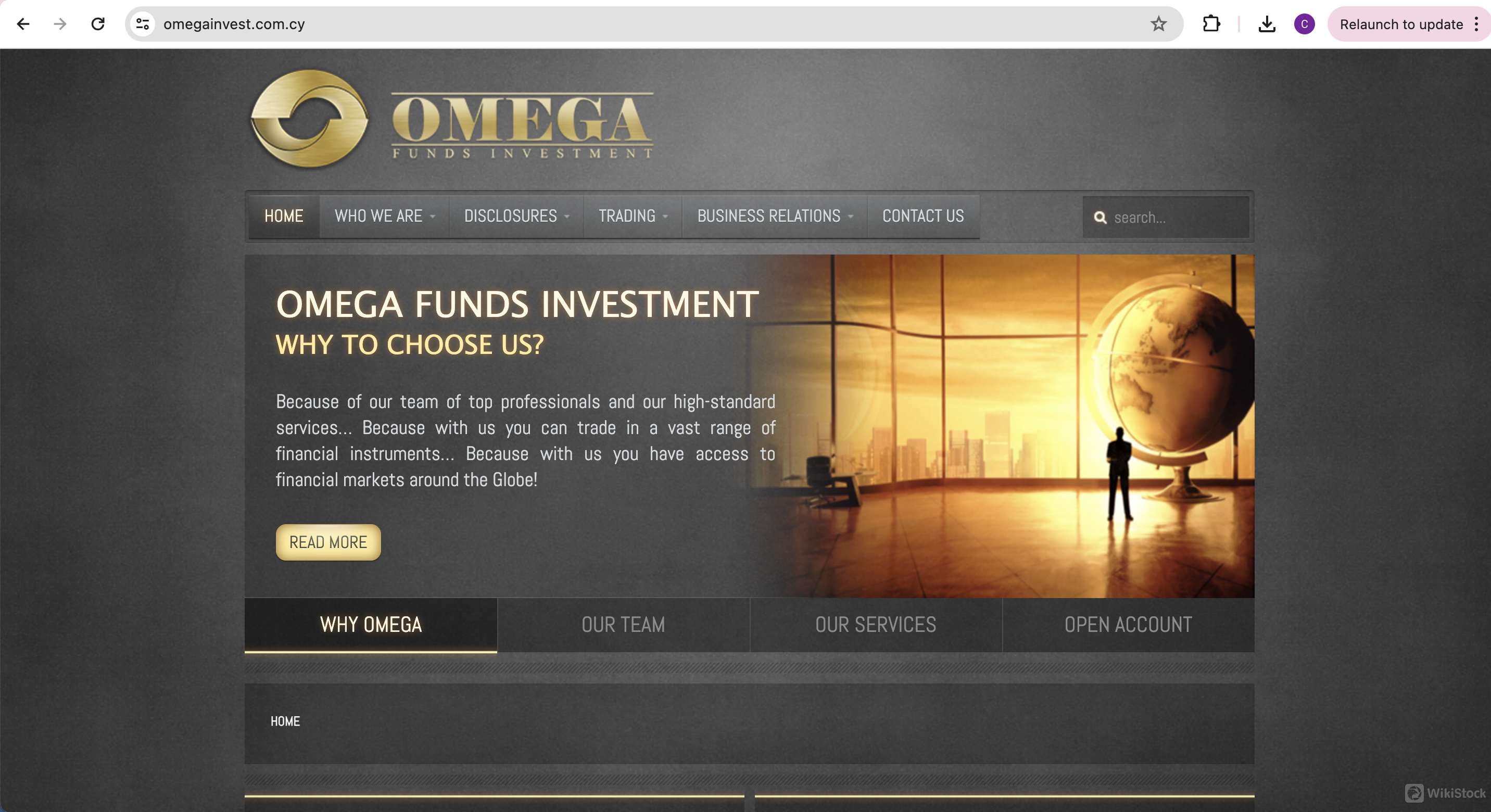 OMEGA's homepage OMEGA's homepage