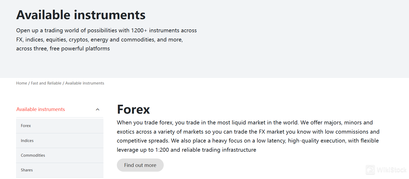 利用可能な取引証券