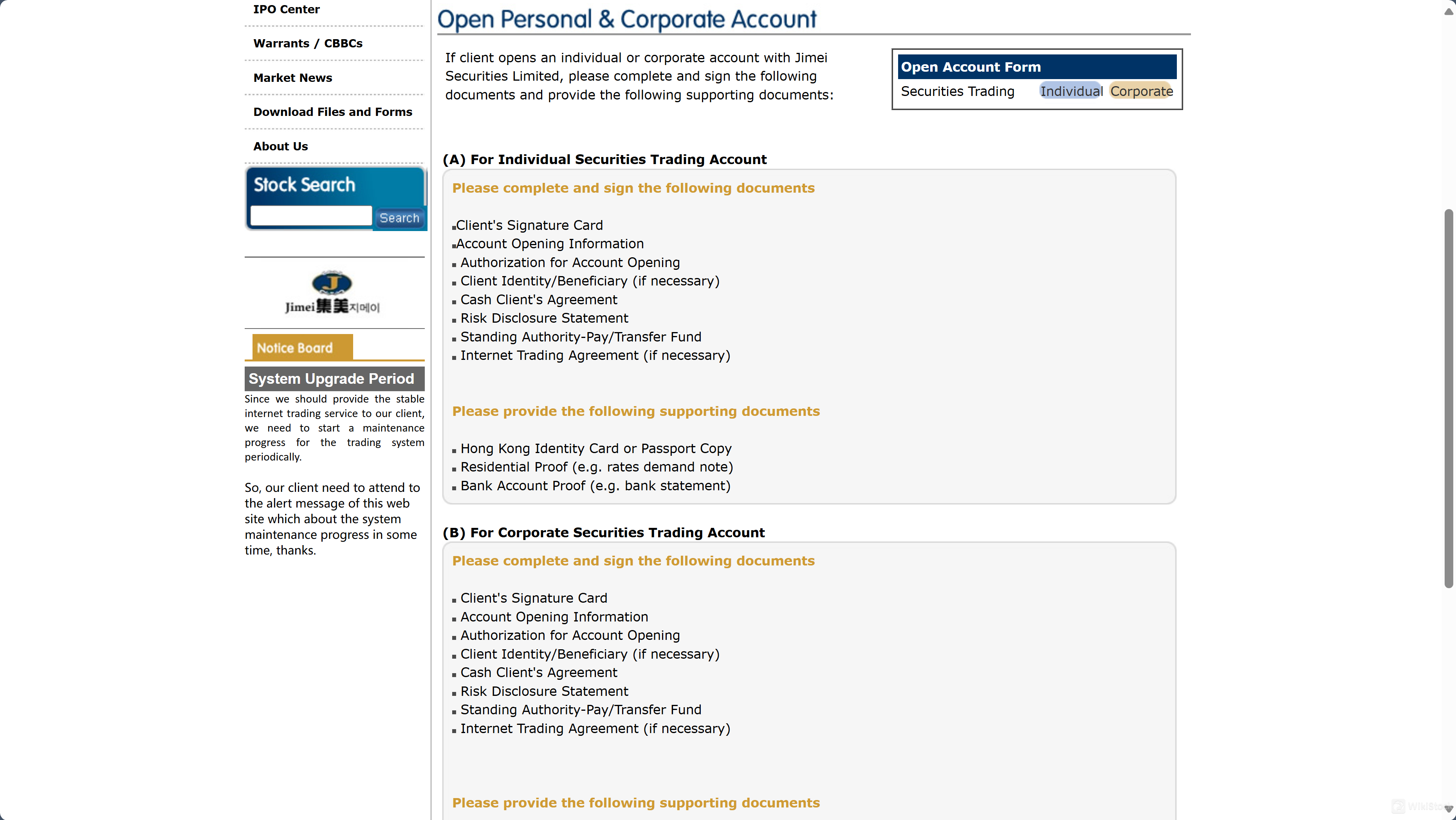 Jimei Investment Account Review