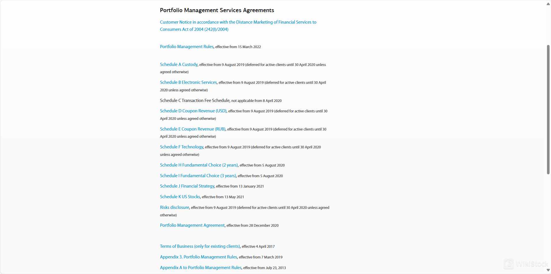 securities to trade with BCS Cyprus