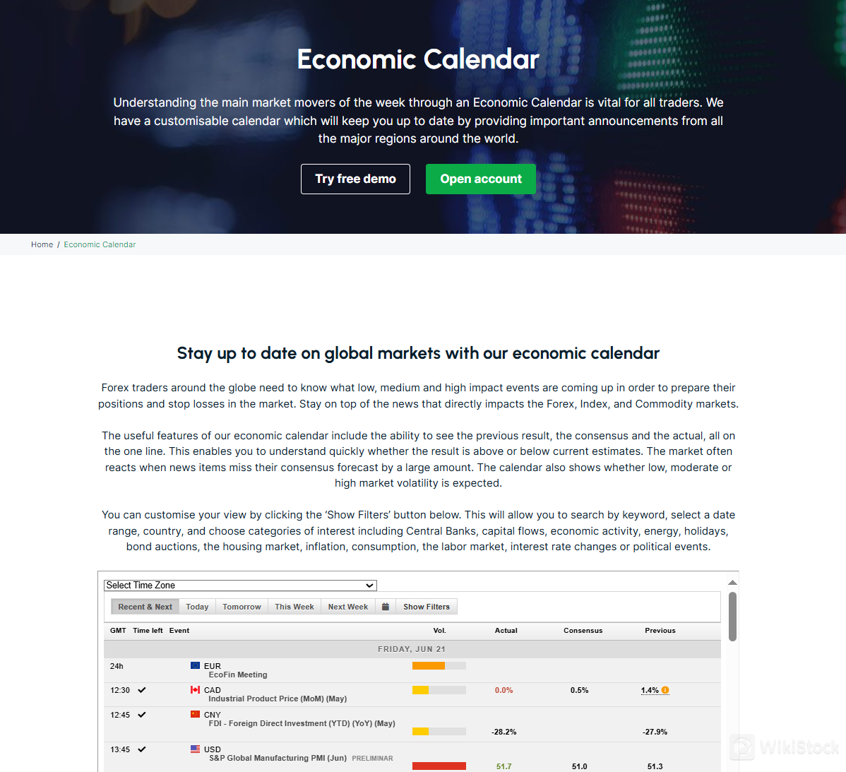 Economic Calendar