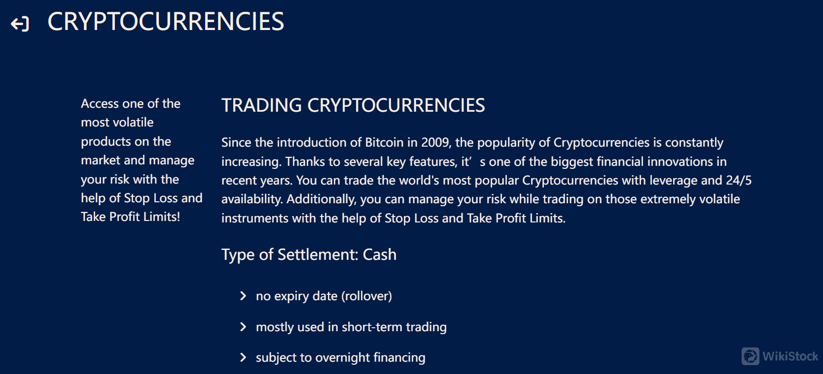 Cryptocurrencies